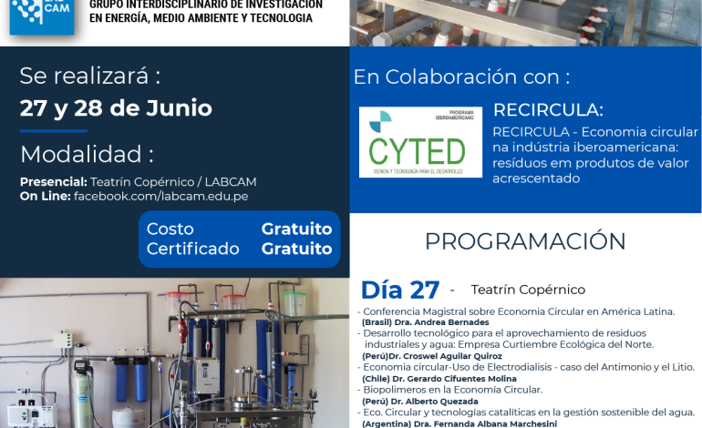 Workshop Internacional – Economía Circular